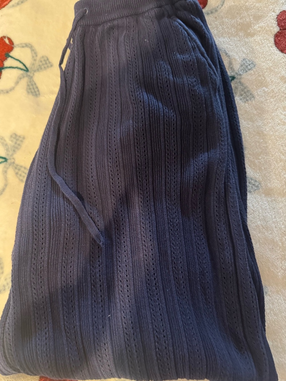 Parke x Target balloon sweater pants in Navy